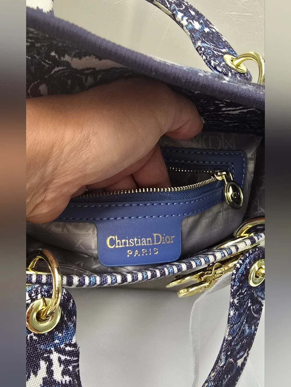 COPY - Dior Lady D-lite bag not designer but so alike medium bag 24 with…